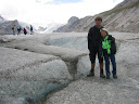 On the glacier
