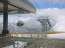 The upper cable car station